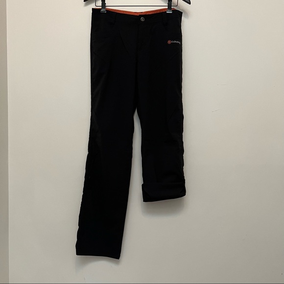 Cloudveil Lightweight convertible hiking pants black small EUC - Picture 6 of 13